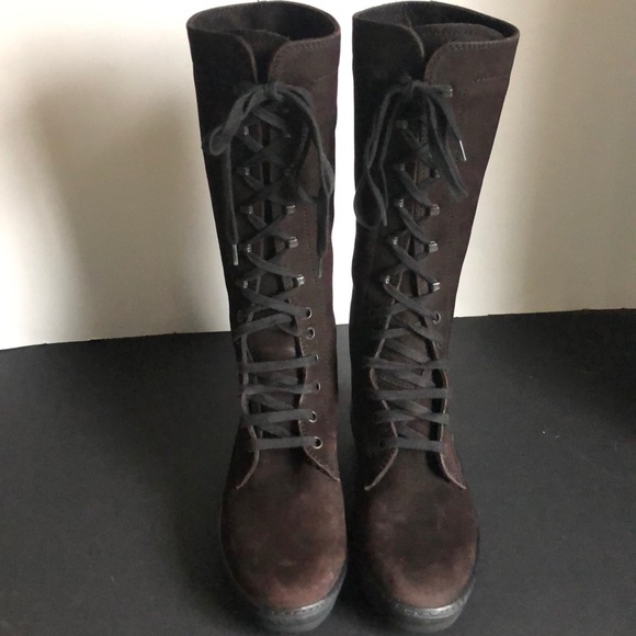 tod's lace up boots